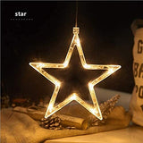 Load image into Gallery viewer, 3D Christmas Decoration Window Hanging Lights with Suction Cup