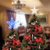 Load image into Gallery viewer, Christmas Tree Toppers Flash LED Star Decoration Light