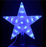 Load image into Gallery viewer, Christmas Tree Toppers Flash LED Star Decoration Light