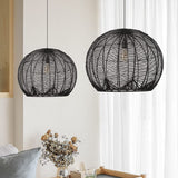 Load image into Gallery viewer, Japanese Rattan Chandelier Light Woven Pendant Light Shade