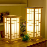 Load image into Gallery viewer, Desk Lamp Wood Tatami Table Lamp For Bedroom