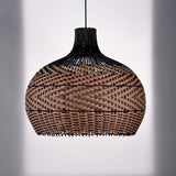 Load image into Gallery viewer, Minimalism Rattan Ceiling Light Fixture Woven Pendant Lampshade