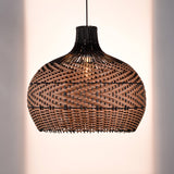 Load image into Gallery viewer, Minimalism Rattan Ceiling Light Fixture Woven Pendant Lampshade