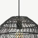 Load image into Gallery viewer, Basket Rattan Woven Pendant Light Shades Black