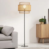 Load image into Gallery viewer, Hand-Woven Rattan Floor Lamps &amp; Table Lamp Vintage Design