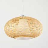 Load image into Gallery viewer, Mid-century Handicraft Ceiling Light Handmade Bamboo Pendant
